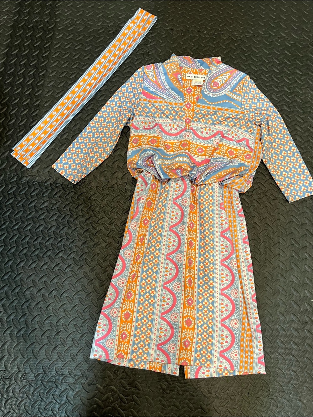 Women’s Multicolor Paisley Stripe Dress by Cotton On